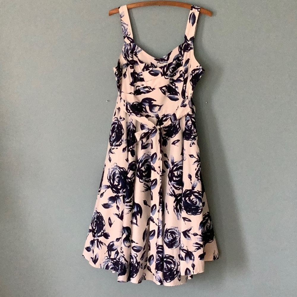 Fit and Flare Floral Dress
